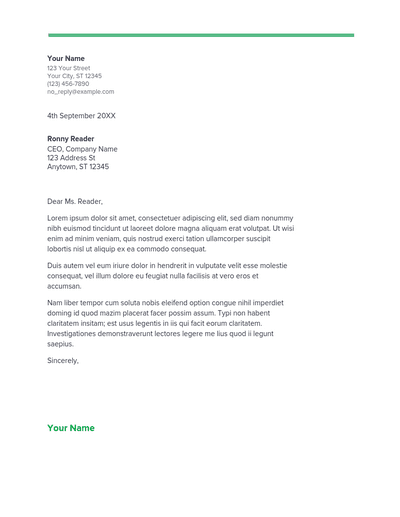 Letter