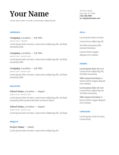 Resume